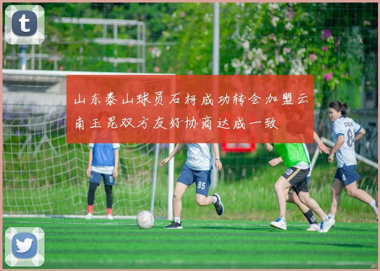 山东泰山球员石柯成功转会加盟云南玉昆双方友好协商达成一致